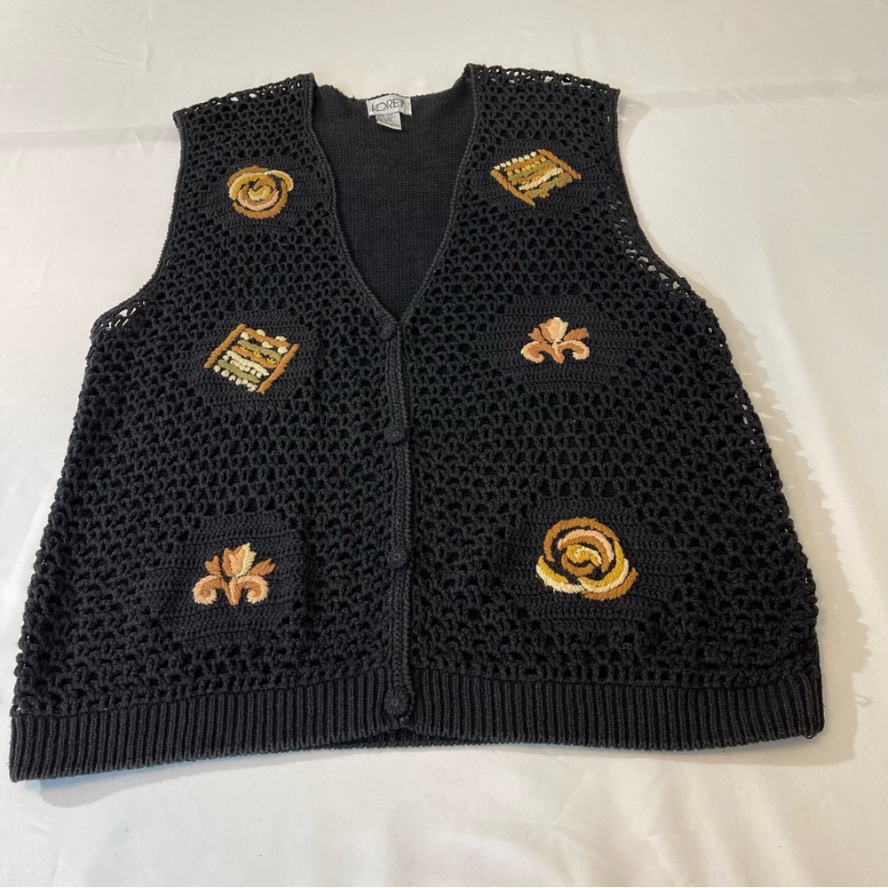 Koret Women’s Vest , knit , size XL, Koret , black , good condition, pre…